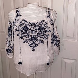 Cute white lace shirt